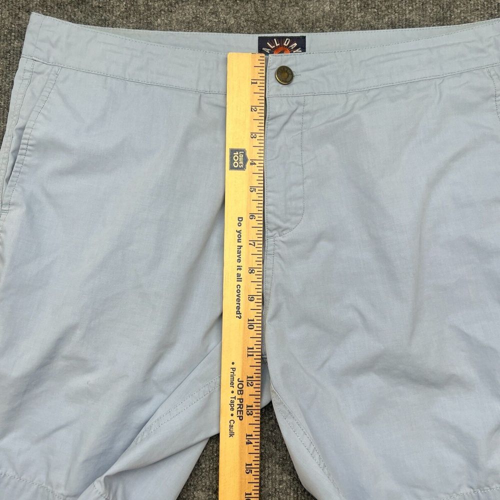 Faherty Shorts Mens 35 Blue Chino All Day‎ Stretch Casual Flat Front Drawstring - Picture 5 of 10